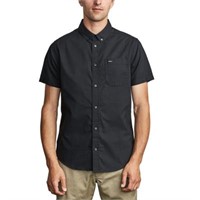 SIZE LARGE RVCA MEN'S SLIM FIT SHORT SLEEVES