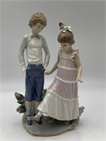 Lladro Porcelain Figurine One, Two, Three Boy &