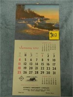 1959 AC Complee Calendar "Winter Sunrise",