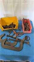 Assorted Clamps& Hooks