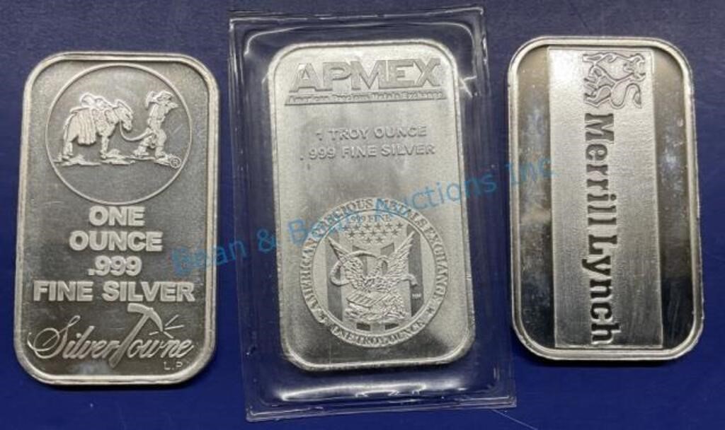 1 ounce silver bars