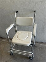 Wheelchair with Potty Seat