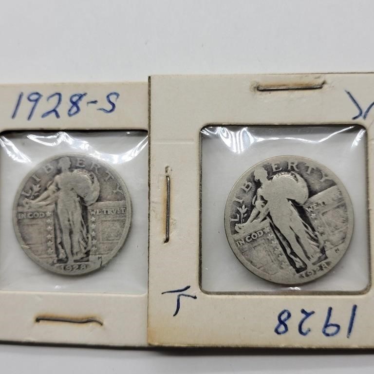 1928 P & S STANDING LIBERTY QUARTERS