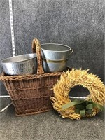 Basket and Decor Bundle