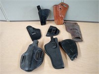 PISTOL HOLSTERS AND SMALL PISTOL CASE