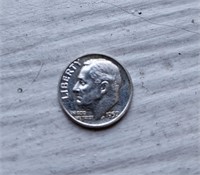 1957 Silver Roosevelt Dime