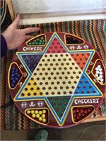 Vintage Chinese Checkers in Box! FABULOUS COLORS!