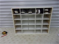 20 hole pressboard shoe rack 25x32x12