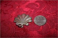 Sterling pendant, 1 1/2" x 1 1/2"