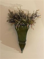 Wall Vase w/Flowers