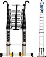 Boweiti Aluminum Telescoping Ladder, Max. 26ft