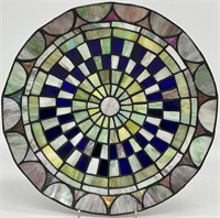13.5in Stained Glass Bowl