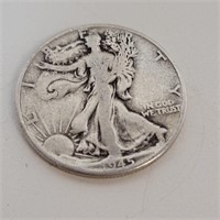 1945 Walking Liberty Half Dollar 90% Silver