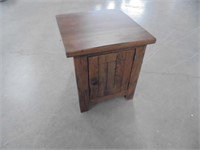 End Table with door
