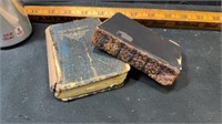 Vintage New Testament and key to heaven books