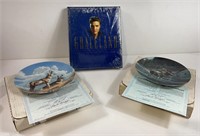 Elvis Book and Collector Plates