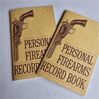 2 Personal Firearms Record Books