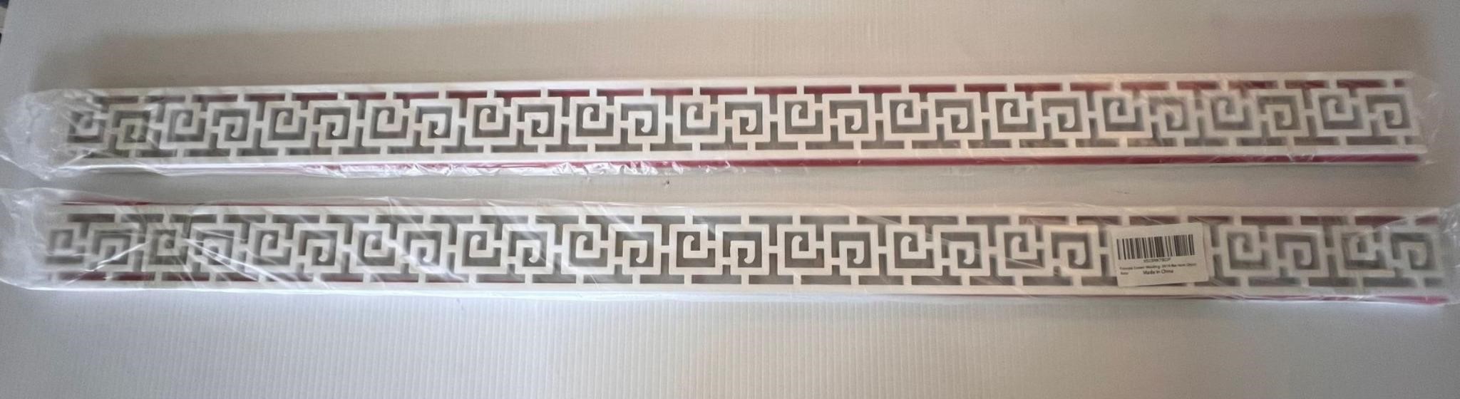 crown moldings, 98x6 cm, 2 pack, 4 pieces - NEW