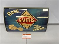 SMITHS CRISPS Double Sided Plastic Advertising