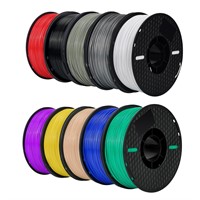 Kingroon ABS 3D Printer Filament, 10 Rolls, Dimens