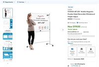 E8720  VUSIGN 48x36 Mobile Whiteboard