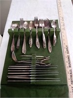 Tudor plate silverware set