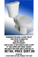 Penncrafter Dual Flush Toilet
