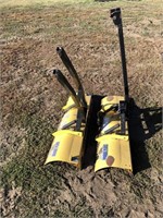 2-50 1/2" Moose Plow ATV Snow Blades