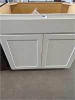 White Base Cabinet - 36" wide