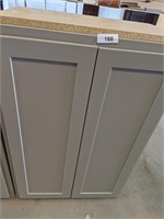 Grey Upper Cabinet - 27" wide