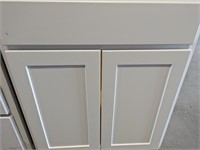 White Base Cabinet - 27" wide