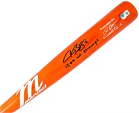 Alex Bregman Autographed Orange Marucci Bat