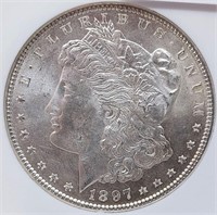 1897 $1 NGC MS 65