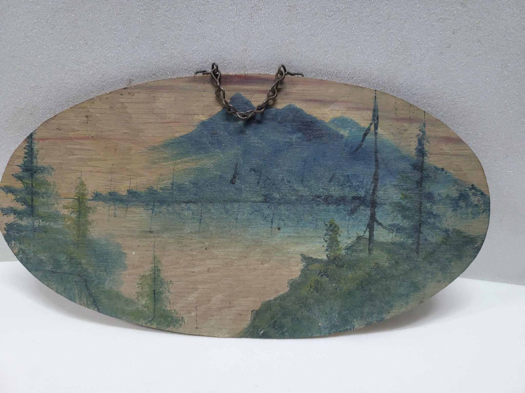 Wood painting