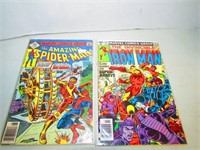 Vintage Spiderman nd Iron Man Comics