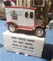 1920 DIECAST TRUCK BANK IN ORIGINAL BOX