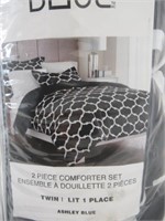 2Pcs Twin Bed Set Comforter And Pillow Case