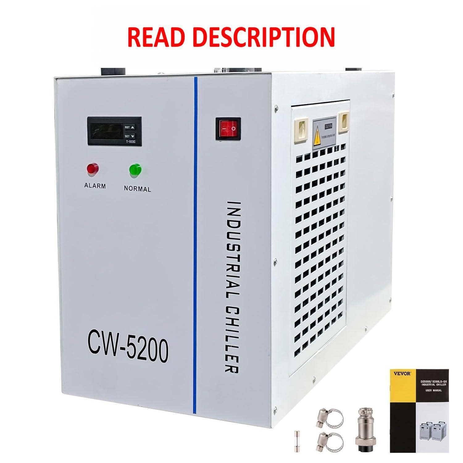 Vevor Chiller CW5200DG  1400W 8.5L for CO2