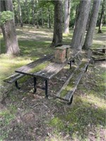 Iron Pic-nic Table (Steel Frame ~ May need boards)