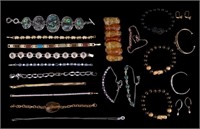 Semi-Precious Stone, Amber, & Shell Jewelry