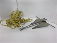 ANCHOR W/ ROPE - YELLOW