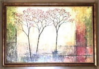 Painting of Trees on Board