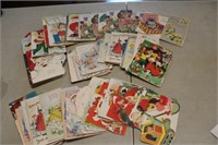 Vintage Greeting Cards, some used/unused