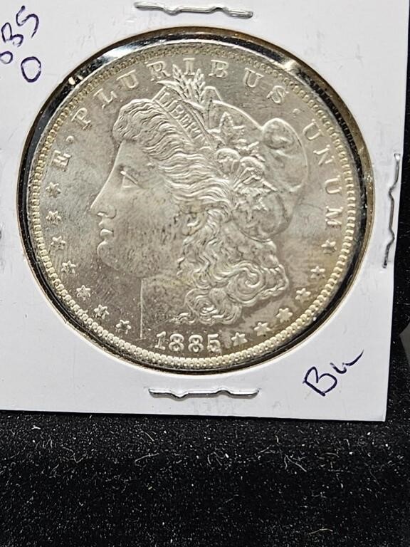 1885 O MORGAN DOLLAR - 90% SILVER