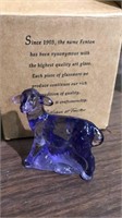 Fenton purple glass sheep figure, almost 3 inches