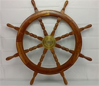 36" solid Koa ships wheel