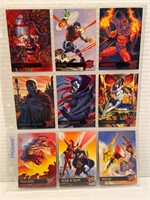 9 X 1995 X-Men Marvel Fleer Ultra Cards
