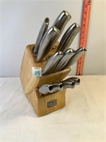 Chicago Cutlery Knife Set w/Block