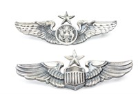 Sterling Silver Senior Pilot & Air Crew Badges