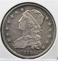 1835 Bust Quarter Choice+